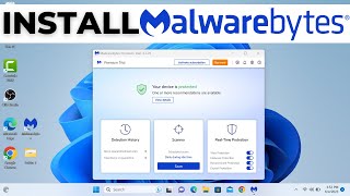 How to Download and Install Malwarebytes 2024 [upl. by Nahsyar]