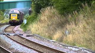 D9009D1062D821 MOVEMENT NYMR TO SVR at PONTEFRACT BAGHILL 17092013 [upl. by Arataj547]