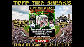 TUESDAY AFTERNOON BREAKS 2024 TOPP TIER  BOWMAN BASEBALL 10X MEGA BOX 12 CASE BREAK 2827 [upl. by Mohammad]