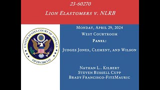 2360270 Lion Elastomers v NLRB April 29 2024 [upl. by Rapsac431]