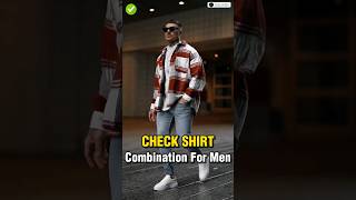 Check Shirt Combination For Mens ✅ shorts viral [upl. by Lempres]