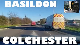 Basildon SS14 to Colchester CO1 100124 [upl. by Lihkin488]