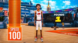 I Made the FASTEST 1 POUND BUILD on NBA 2K23 [upl. by Olen]