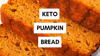 Incredibly Moist Keto Pumpkin Bread  Made with Coconut Flour and Only 6 Ingredients [upl. by Biebel]