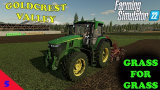 Goldcrest Valley Ep 5 Spending all day in 1 field Farm Sim 22 [upl. by Yerfoeg427]