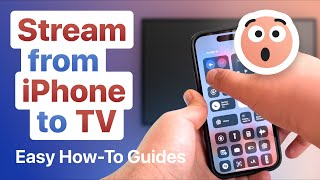 Stream from iPhone to TV Easy HowTo Guides AirPlay Chromecast HDMI [upl. by Kwabena215]