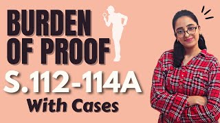 Indian Evidence Act  Burden Of Proof  Sec 112 to 114 A  With Cases [upl. by Eneroc753]