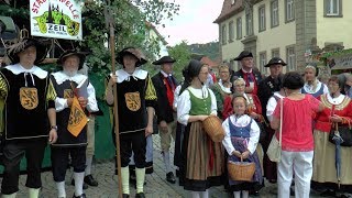 35 AltstadtWeinfest Zeil am Main 2019  Festzug  Eröffnung [upl. by Ainola46]