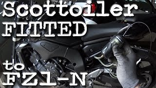 Scottoiler FITTED to Yamaha FZ1N [upl. by Glaudia]