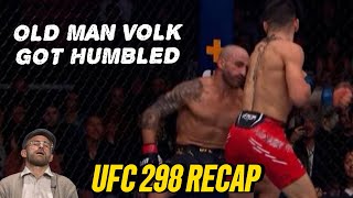 UFC 298 was great Topuria humbled Volk amp Ian Garry is The Future [upl. by Erdnad]