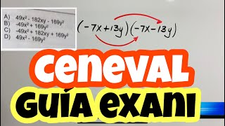 Examen CENEVAL  Ejercicios de la Guía EXANI II  Pensamiento MATEMÁTICO✅ [upl. by Arocahs]