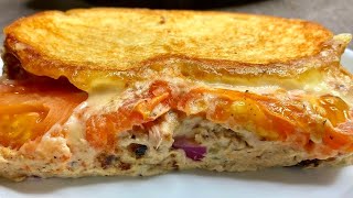 The Best Tuna Melt Sandwich Recipe  Easy Cheesy Tuna Melt [upl. by Arley]