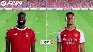 FC 24  Nottingham Forest vs Arsenal  Premier League  PS5™ Gameplay [upl. by Razal]