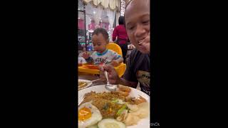 Redzki and Aisy Dinner at BTC Inanam Sabah [upl. by Winshell143]