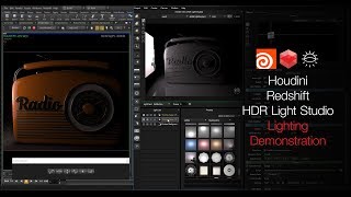 TUTORIAL  Lighting Demonstration with Houdini Redshift and HDR Light Studio [upl. by Estes]