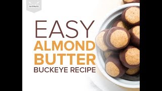 Easy Salted Almond Butter Buckeye Recipe [upl. by Olzsal]