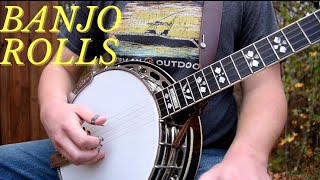 3 Essential Rolls for Beginner Banjo Players [upl. by Lindley]