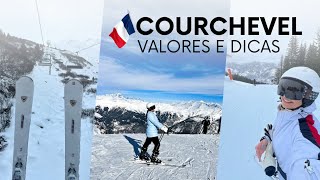 Quanto custa viajar para Courchevel na França  Ski na França  Courchevel 1850 [upl. by Riabuz]