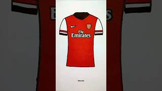 Arsenal FC shirt arsenal soccer football satisfying shortsfeed shortsvideo premierleague [upl. by Ahsirt]