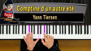 Yann Tiersen  Comptine dun autre été Piano Tutorial Piano Lesson [upl. by Ahseym745]