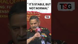 watch  India Army Chief General Upendra Dwivedi Describes Chinas Situation [upl. by Nosrac]