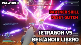 Palworld Partner Skills Reset Glitch  Jetragon VS Bellanoir Libero  No Base Pals [upl. by Yenffad]