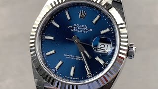 Rolex Datejust 41 126334 Rolex Watch Review [upl. by Klatt]