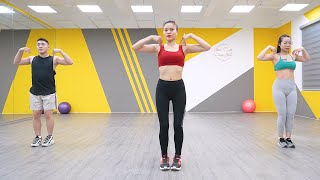 BÀI TẬP AEROBIC TỔNG HỢP  30 PHÚT TẬP TOÀN THÂN GIẢN CÂN CẤP TỐC TẠI NHÀ  Inc Dance Fit [upl. by Anavoig]