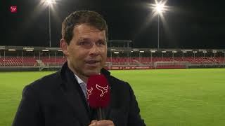 Geen directe promotie voor Almere City FC reactie trainer Jeroen Rijsdijk [upl. by Teahan418]