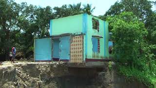 Meghna River Erosion Brahmanbaria River erosion animation [upl. by Atselec]