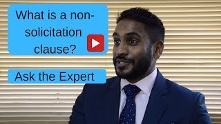 What is a nonsolicitation clause Ask the Expert [upl. by Eseret518]