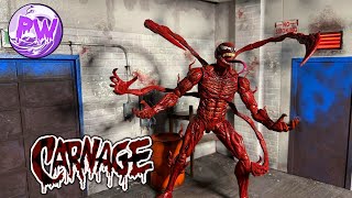 CARNAGE From Venom  Let there be Carnage SH Figuarts Figure Review [upl. by Ynahteb]