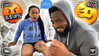 TICKLING FEET PRANK ON MY GIRLFRIEND HILARIOUS [upl. by Dlanar636]