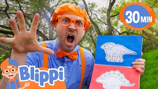 Blippi Learns About Dinosaurs  BEST OF BLIPPI TOYS  Educational Videos for Kids [upl. by Alda]