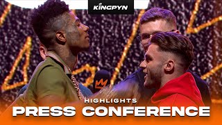 PRESS CONFERENCE HIGHLIGHTS  Kingpyn High Stakes Tournament [upl. by Oderfodog]