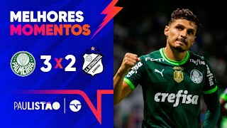 RONY FAZ GOLAÇO DA VITÓRIA DE COBERTURA E VEIGA CRAVA DUAS VEZES PALMEIRAS 3X2 INTER DE LIMEIRA [upl. by Aserehc]