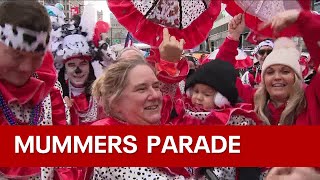 Mummers Parade begins New Years Day strut around Philadelphia [upl. by Dianthe]