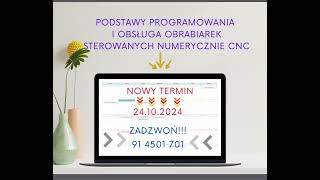 Podstawy programowania i obsługa obrabiarek sterowanych numerycznie CNC [upl. by Ymaral]