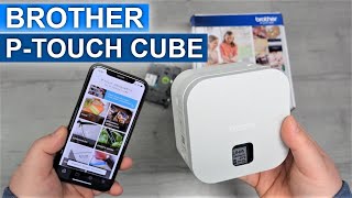 Ich teste den PTouch Cube PTP300BT von Brother und drucke Etiketten über mein Smartphone [upl. by Neelyam]