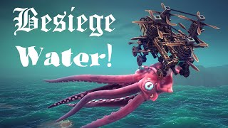 BESIEGE WATER DLC New machines amp minimum block run [upl. by Bruno]