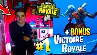 TOP 1 AVEC LA MAP QUI TREMBLE AVANT LA SAISON 8  BONUS DANSE SUR FORTNITE [upl. by Drofdeb]