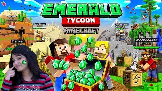 Becoming An Emerald Tycoon in Minecraft  A Free Minecraft Map Emerald Tycoon  Link in Description [upl. by Berliner]