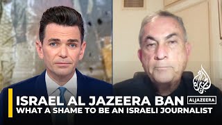 Haaretz columnist Gideon Levy condemns Al Jazeera shutdown in Israel [upl. by Ecirtnahs809]