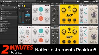 Native Instruments Reaktor 6 VSTAU plugin in action [upl. by Arad]