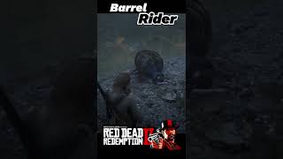 Barrel Rider  Red Dead Redemption 2 rdr2 rdr2gameplay rdr2secret gaming viralvideo [upl. by Sixla]