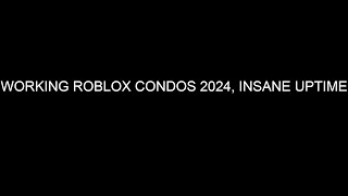 WORKING ROBLOX CONDOS 2024 [upl. by Yrrab]