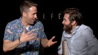 Ryan Reynolds amp Jake Gyllenhaal interview goes off the rails  FUNNY [upl. by Amii]