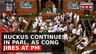 Ruckus In Parl Continues As Cong Jibes On Maun PM  NoTrust Showdown  Latest News [upl. by Thrasher995]