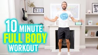 10 Minute FULL BODY Workout  The Body Coach TV [upl. by Willdon]