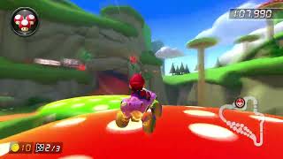 Mushroom Gorge Gap Jump Shroomless AND no mini turbo 200cc [upl. by Halette748]